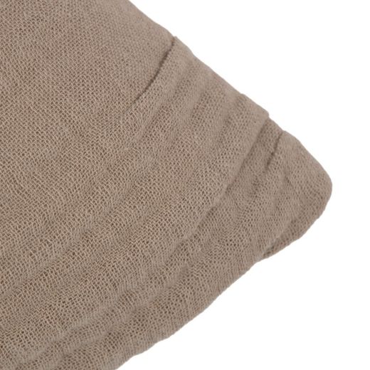 Nova Kissen Musselin taupe 45x45cm