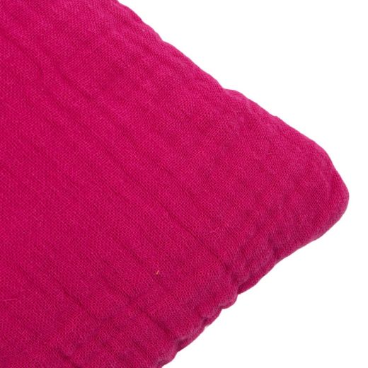 Cushion cheerio muslin pink 45x45cm