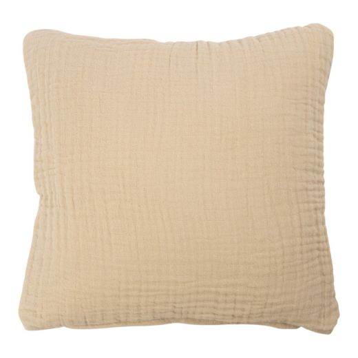Cushion cheerio muslin beige 45x45cm