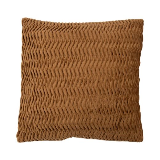 Cushion Mariah golden brown 45x45cm