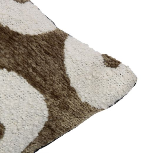 Cushion Abstract stripes green white 45x45cm