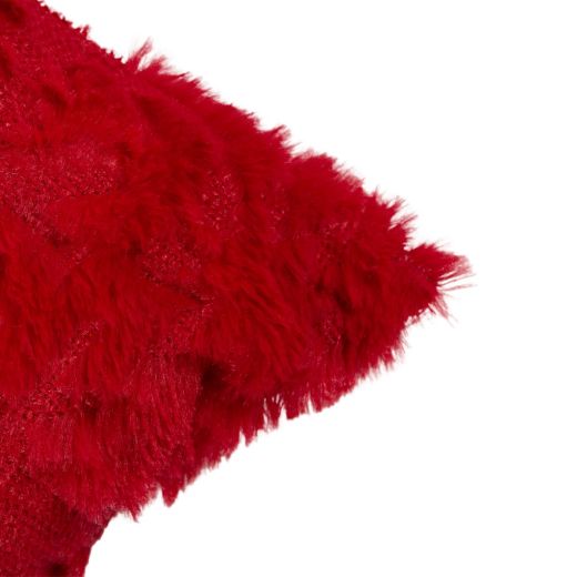 Cushion Christmas snowflakes red 45x45cm