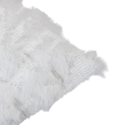 Cushion Christmas snowflakes white 45x45cm