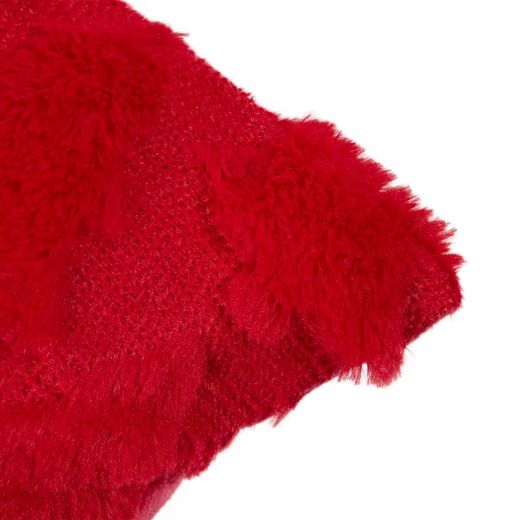 Cushion Christmas tree red 45x45cm