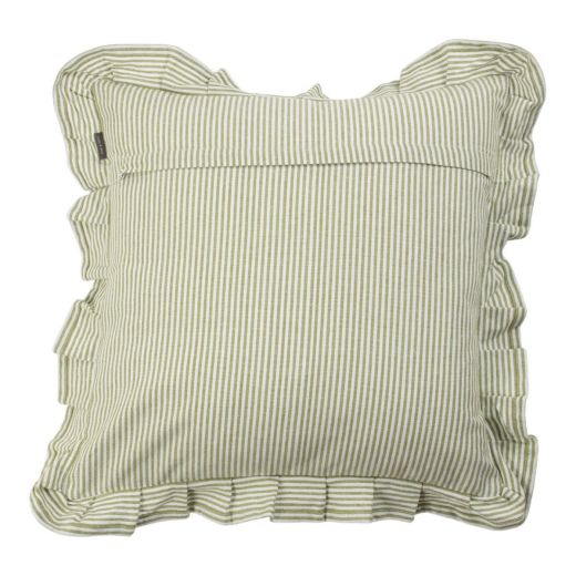 Cushion Nina stripe green 45x45cm