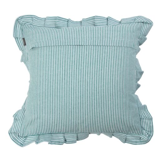 Cushion Nina stripe green blue 45x45cm