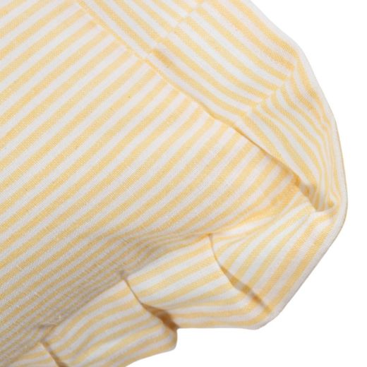 Cushion Nina stripe yellow 45x45cm