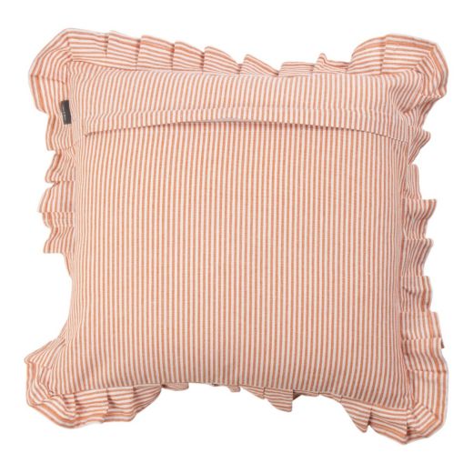 Cushion Nina stripe orange 45x45cm