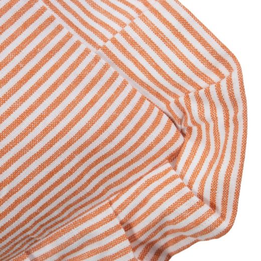 Cushion Nina stripe orange 45x45cm