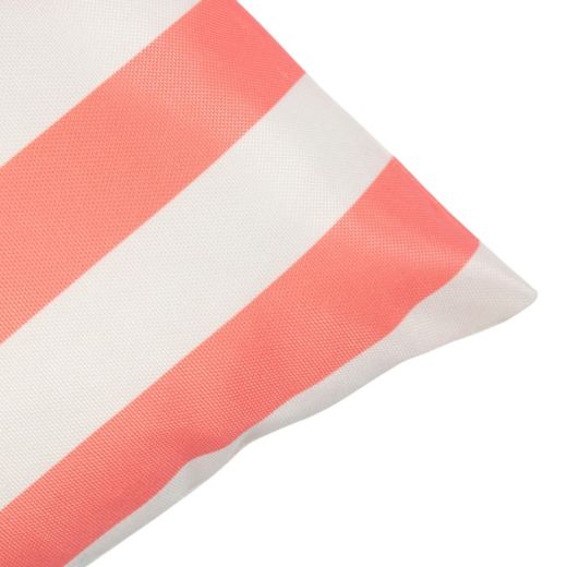 Cushion Outdoor striped pink/white  45 x 45 cm 