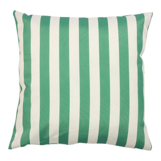 Cushion Outdoor Beach striped green/white  45 x45 cm 