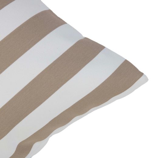 Lef kleine streep outdoor sand kussen 45x45cm