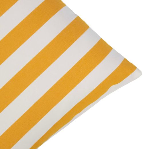 Lef outdoor kleine streep geel 45x45 cm