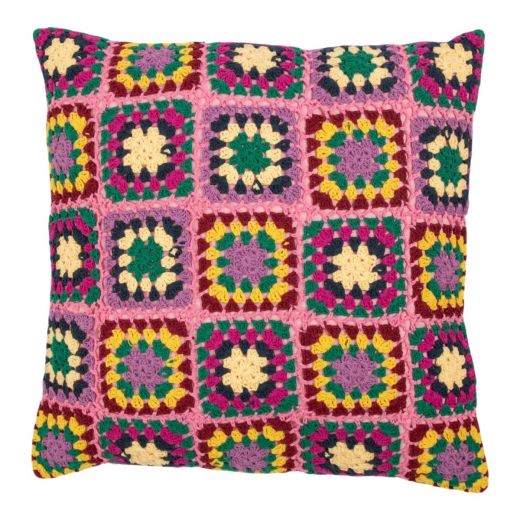Cushion crochet mutli combo 1 45x45cm