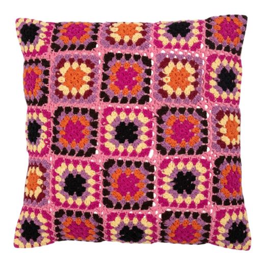 Cushion crochet mutli combo 2 45x45cm