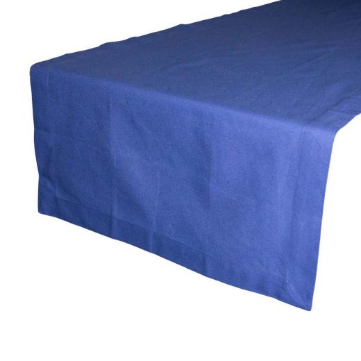 Delfts blau Solide Tischläufer 50x140cm 