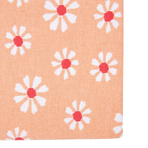 Daisy Flowers Tafelloper oranje 50x140cm 