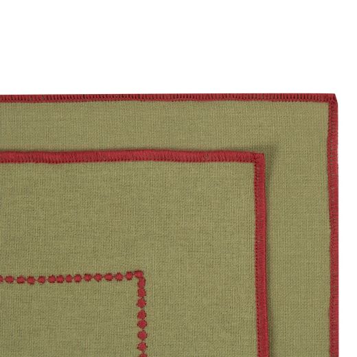 Gina Keukenset 35x50/40x40cm groen (set of 8) 