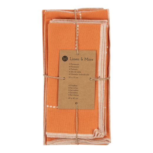 Gina Küchensatz Orange 35x50/40x40cm (set of 8) 