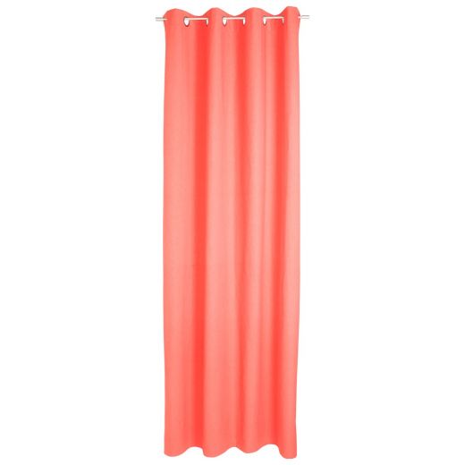Monique gordijn rood 140x260cm (8rings)