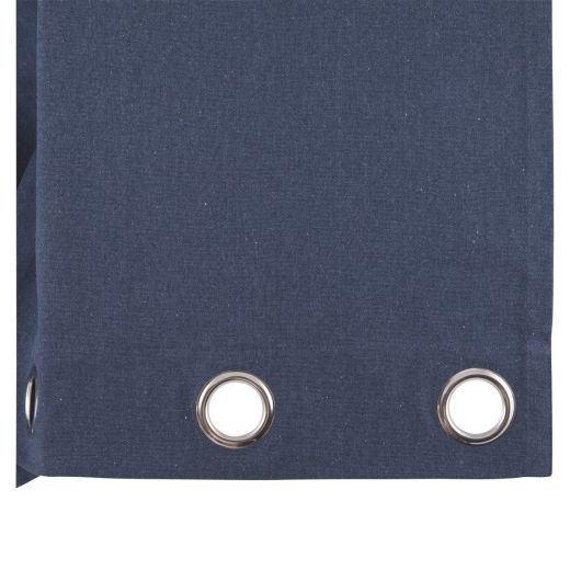 Monique gordijn blauw 140x260cm (8rings)