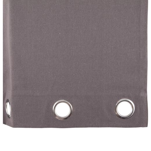 Monique gordijn antraciet 140x260cm (8rings)