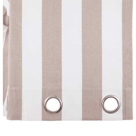 Mireille curtain nature 140 cm x 260 cm 8 rings