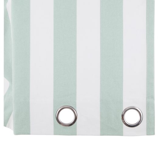 Mireille curtain mint green 140 cm x 260 cm 8 rings