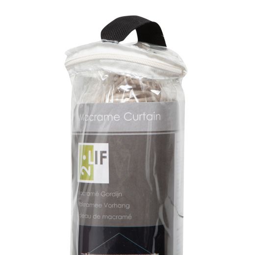 Macrame off-white Curtain 90 x 200 cm