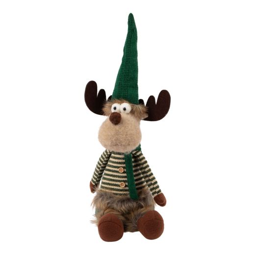 Deurstopper Rendier groen muts h27cm