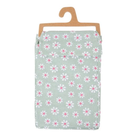 Daisy Flowers Tafelkleed Textiel groen rond 160cm 