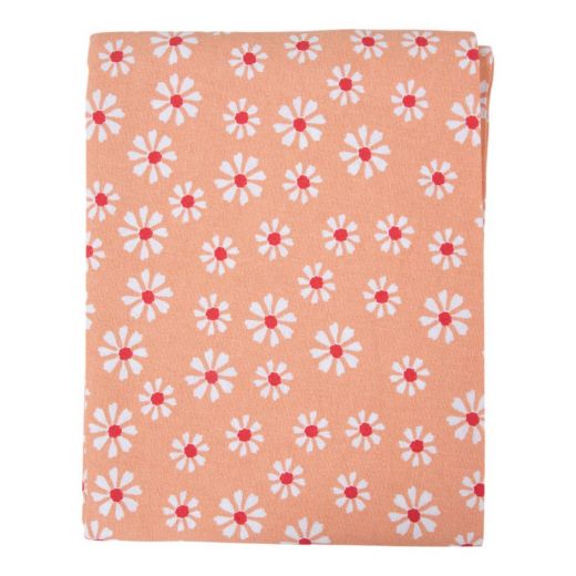 Daisy Flowers Tafelkleed Textiel oranje rond 160cm 