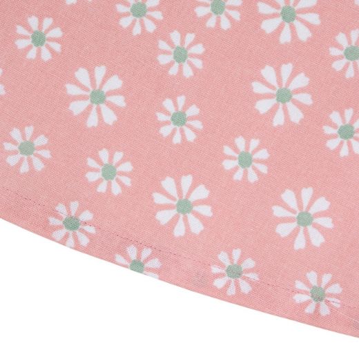 Daisy Flowers Tafelkleed Textiel roze rond 160cm 