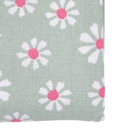 Daisy Flowers Tafelkleed Textiel groen 140x250cm 