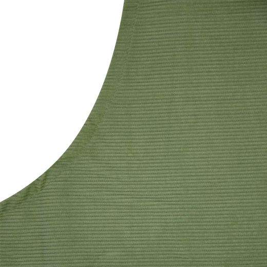 Corduroy apron green 75x90cm