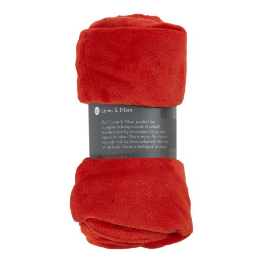 Marmaris Plaid Orange 130x170cm (rolled)