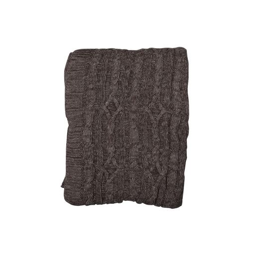 Cable Weave plaid taupe 130x170cm 