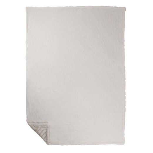 Plaid Abstracte Lijnen Off White 140x200cm