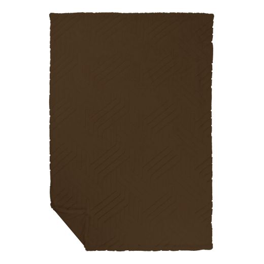 Plaid Abstracte Lijnen Taupe 140x200cm