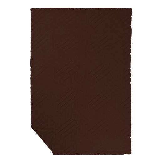 Plaid Abstracte Lijnen Bruin 140x200cm