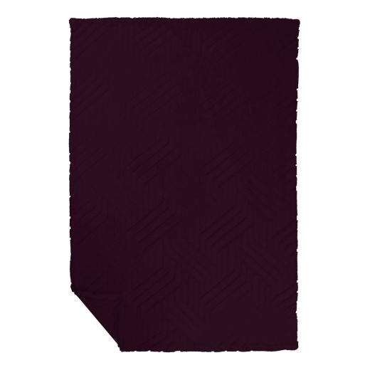 Plaid Abstracte Lijnen Paars 140x200cm