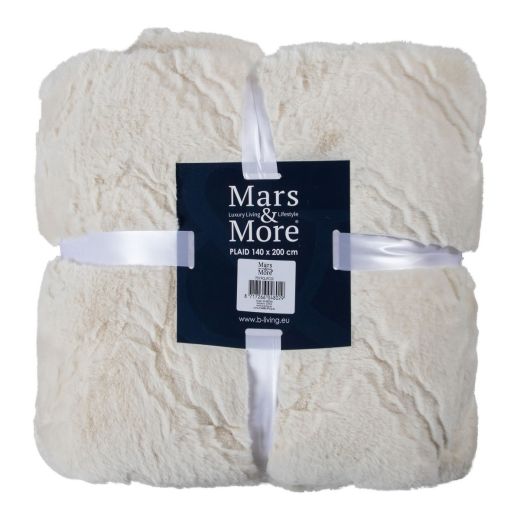 Plaid Zig Zag Off White 140x200cm