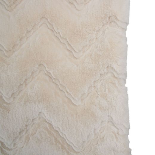 Plaid Zig Zag Off White 140x200cm