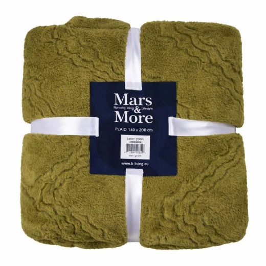 Plaid Zickzack Grun 140x200cm