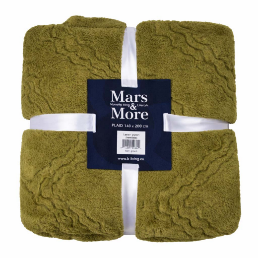 Plaid Zig Zag Green 140x200cm