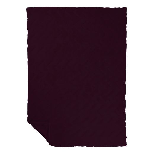 Plaid Zig Zag Purple 140x200cm