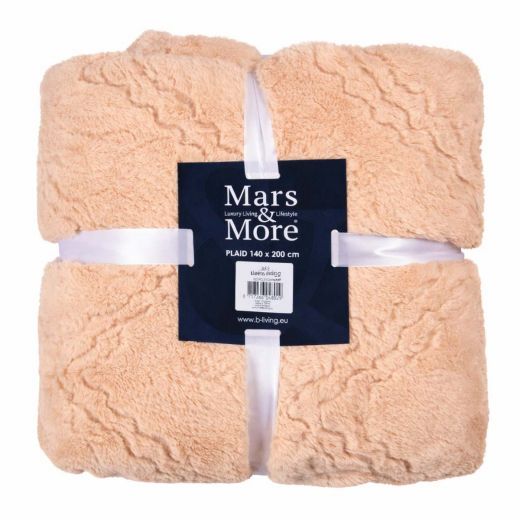 Plaid Zickzack Rosa 140x200cm