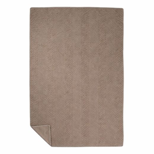 Plaid Herringbone Taupe XL 200x240cm