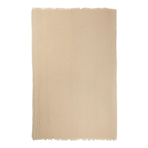 Plaid cheerio mousseline vert 130x170cm