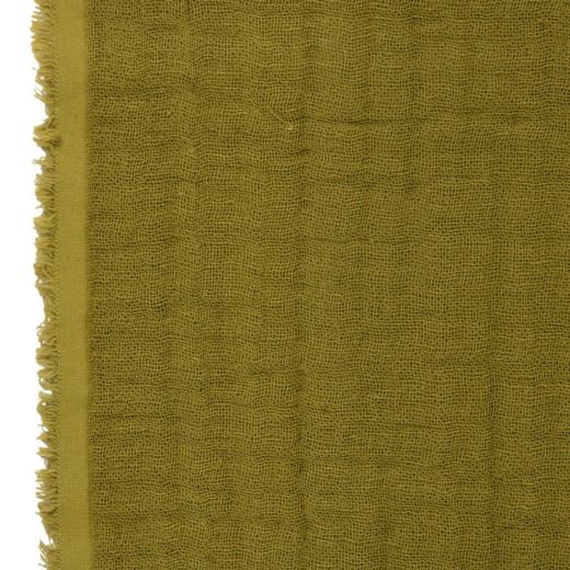Plaid cheerio mousseline groen 130x170cm